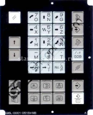 Клавиатура для станков с ЧПУ Fanuc A98L-0001-0518#MB